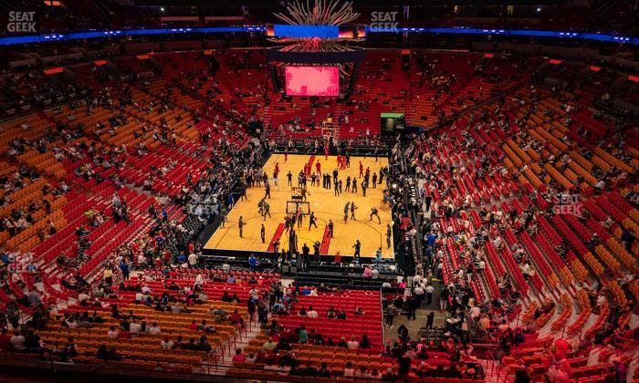 Kaseya Center - Section 332 Seat View