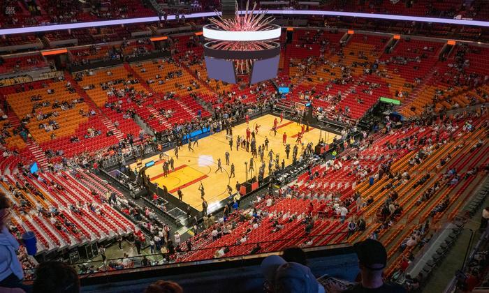 Kaseya Center - Section 401 Seat View