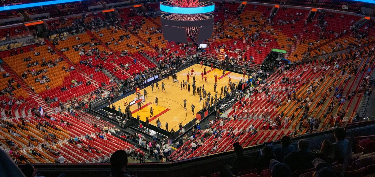 Kaseya Center - Section 402 Seat View