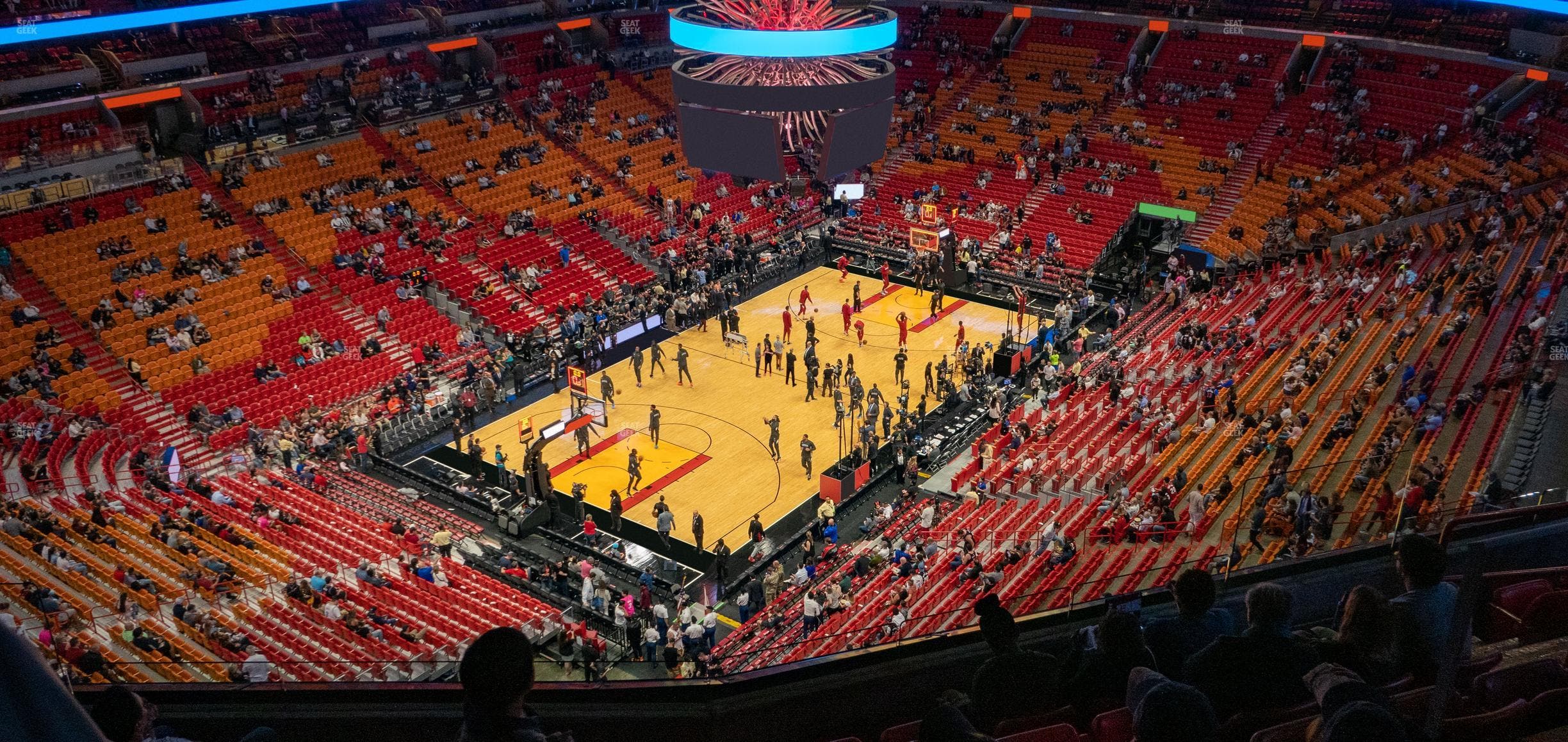 Kaseya Center - Section 402 Seat View