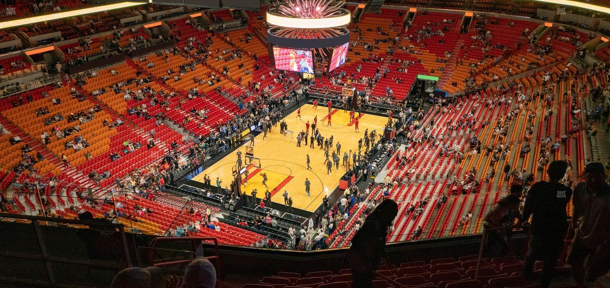 Kaseya Center - Section 403 Seat View