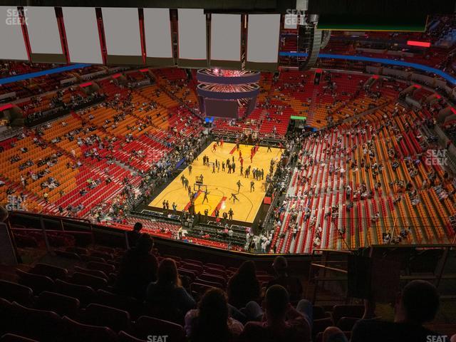 Kaseya Center - Section 404 Seat View