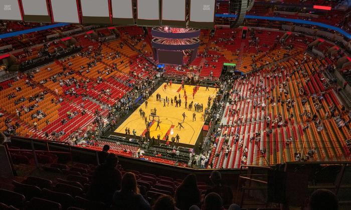 Kaseya Center - Section 404 Seat View