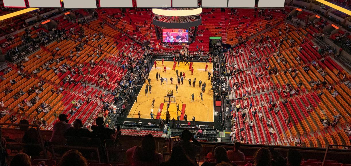 Kaseya Center - Section 405 Seat View