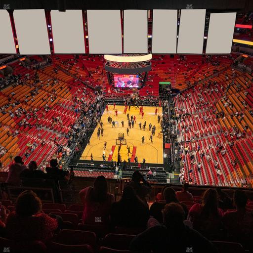 Kaseya Center - Section 405 Seat View