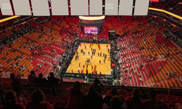 Kaseya Center - Section 405 Seat View