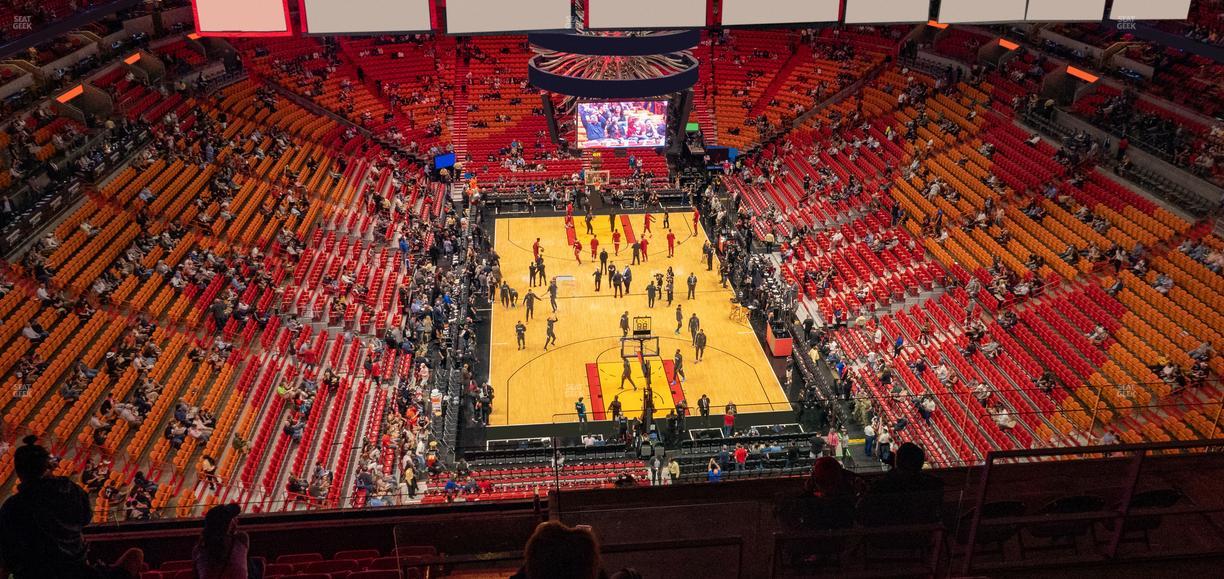 Kaseya Center - Section 406 Seat View