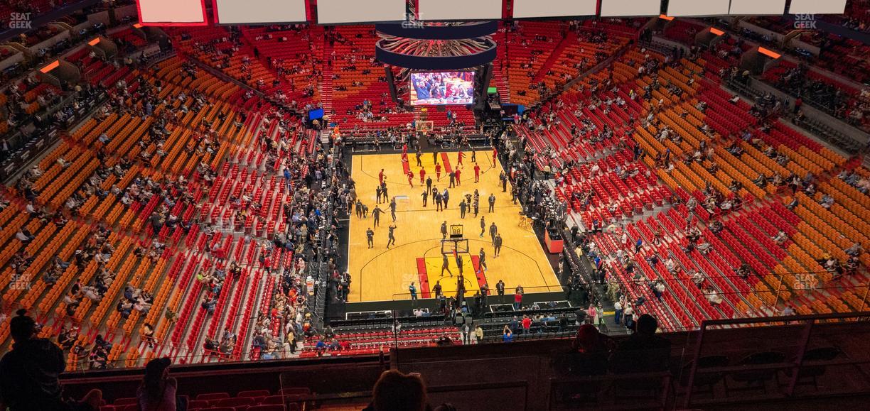 Kaseya Center - Section 406 Seat View