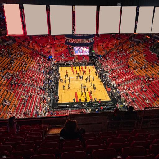 Kaseya Center - Section 406 Seat View