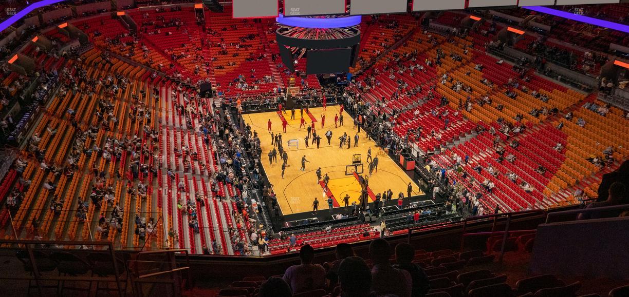 Kaseya Center - Section 407 Seat View