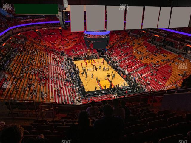 Kaseya Center - Section 407 Seat View