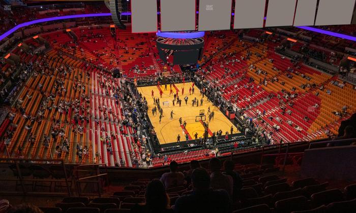 Kaseya Center - Section 407 Seat View