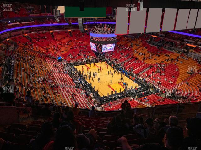 Kaseya Center - Section 408 Seat View