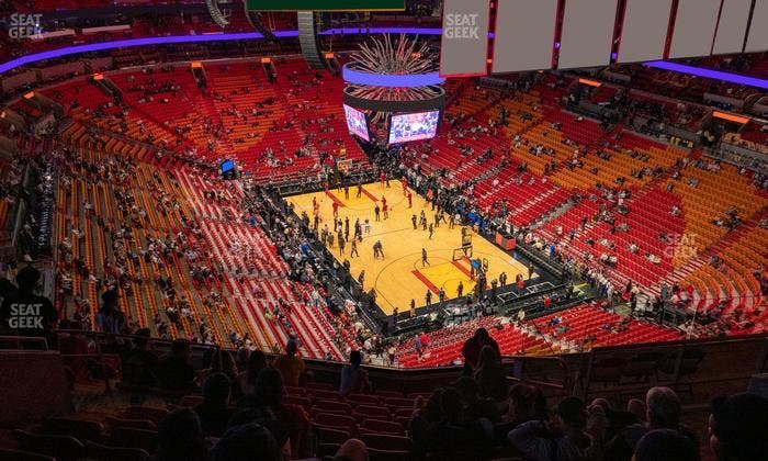 Kaseya Center - Section 408 Seat View