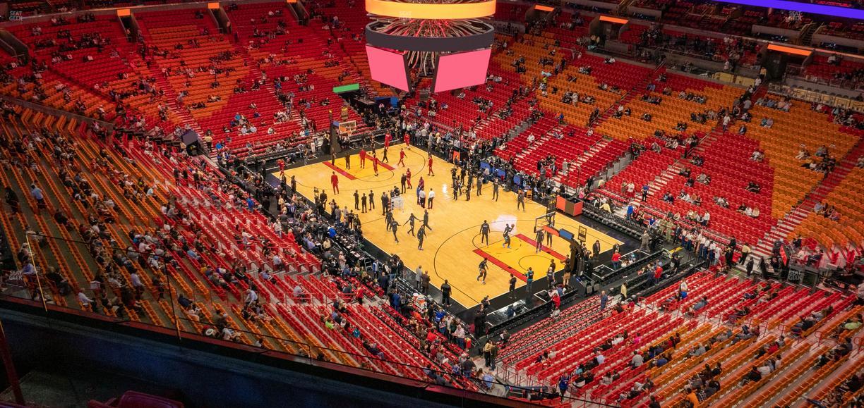 Kaseya Center - Section 409 Seat View