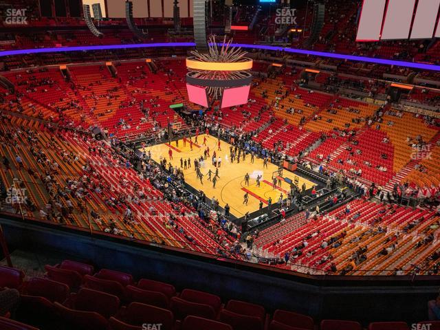 Kaseya Center - Section 409 Seat View