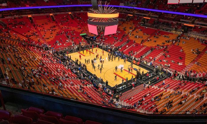 Kaseya Center - Section 409 Seat View