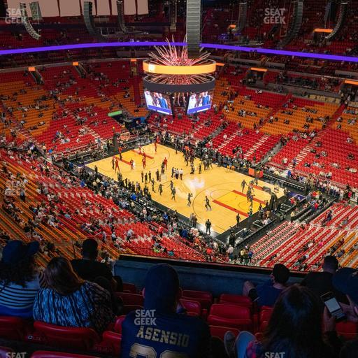 Kaseya Center - Section 410 Seat View