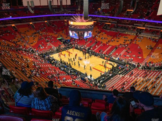 Kaseya Center - Section 410 Seat View