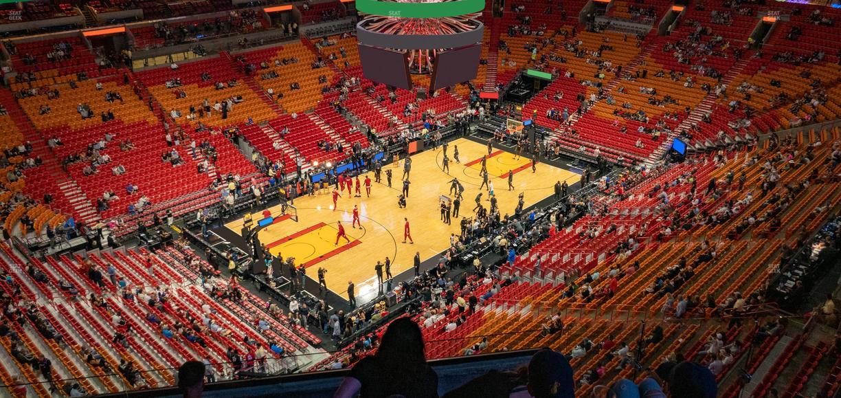 Kaseya Center - Section 411 Seat View