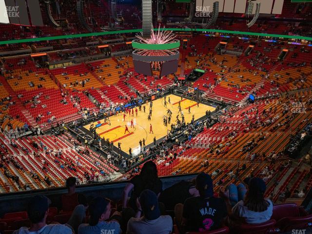 Kaseya Center - Section 411 Seat View