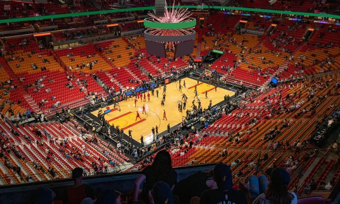 Kaseya Center - Section 411 Seat View