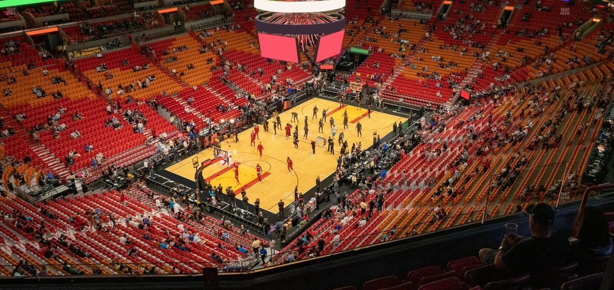 Kaseya Center - Section 412 Seat View