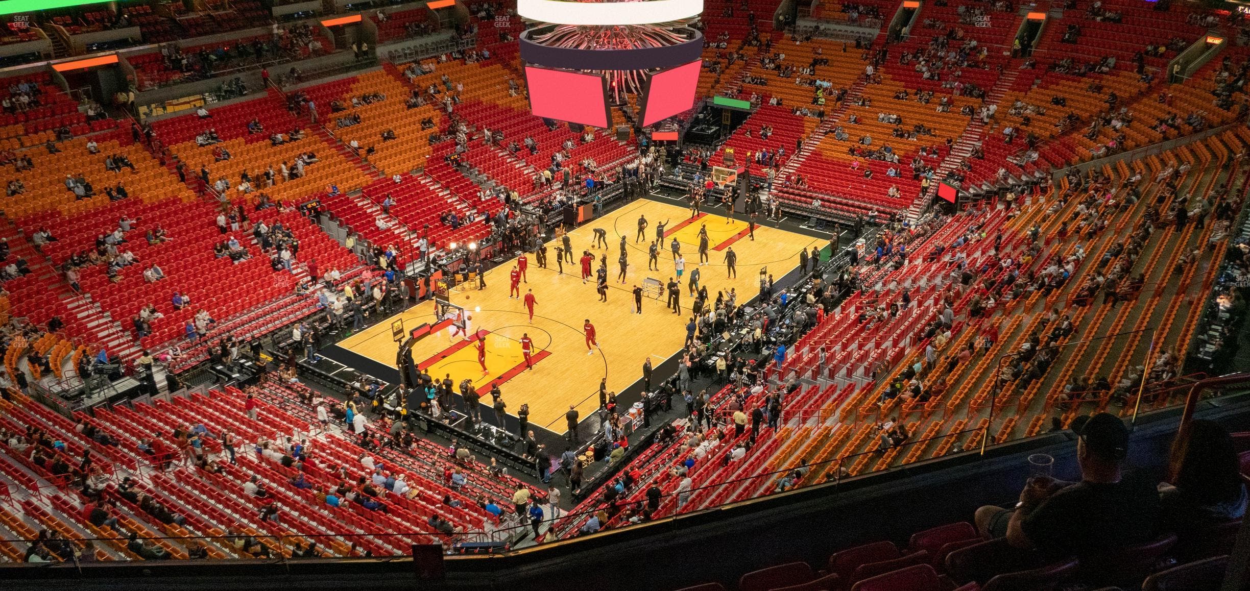 Kaseya Center - Section 412 Seat View