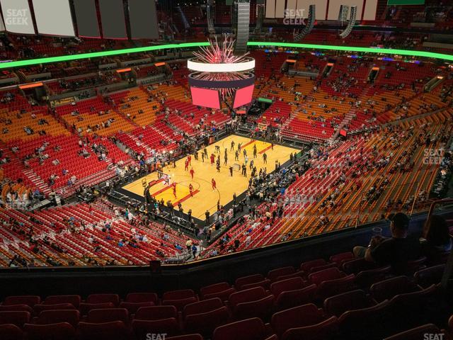 Kaseya Center - Section 412 Seat View