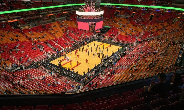 Kaseya Center - Section 412 Seat View