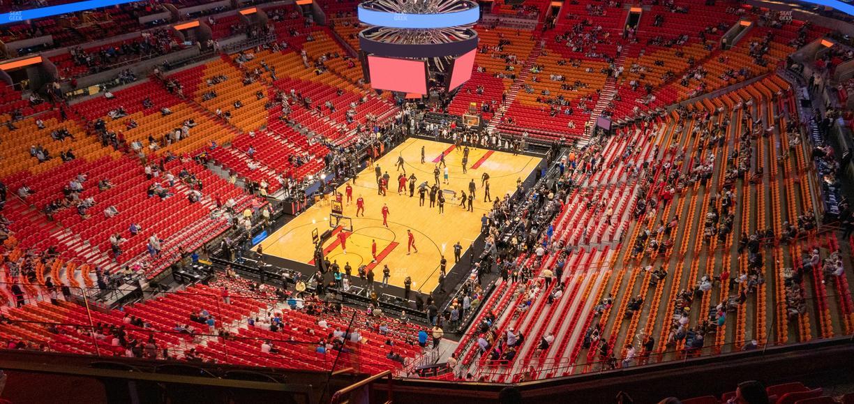 Kaseya Center - Section 413 Seat View