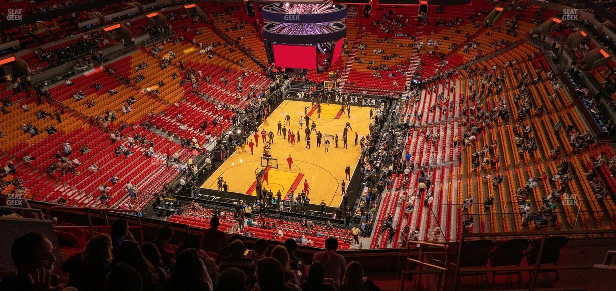 Kaseya Center - Section 414 Seat View