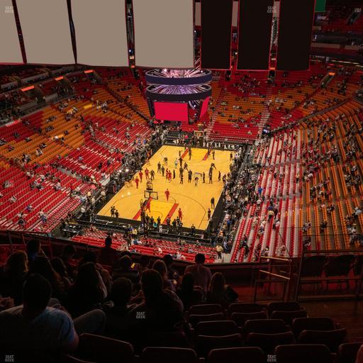 Kaseya Center - Section 414 Seat View