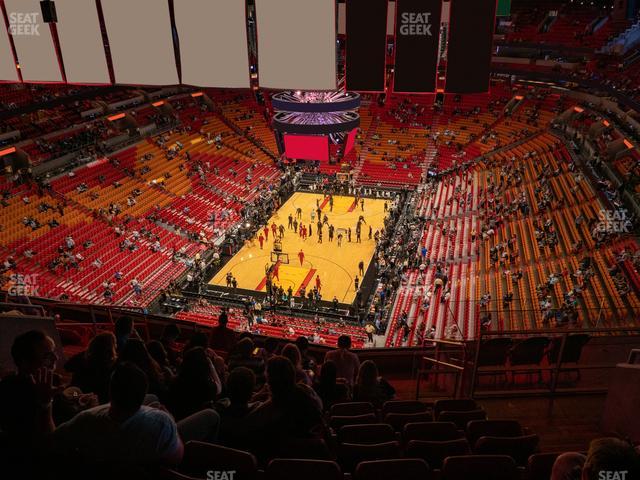 Kaseya Center - Section 414 Seat View