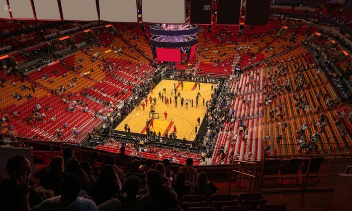 Kaseya Center - Section 414 Seat View