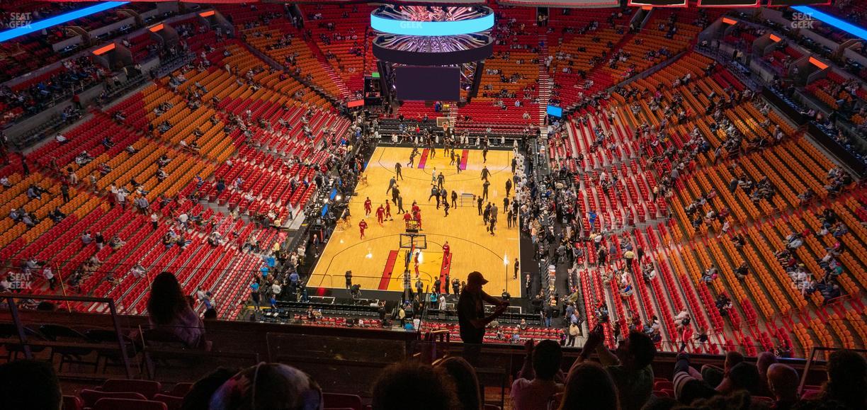 Kaseya Center - Section 415 Seat View