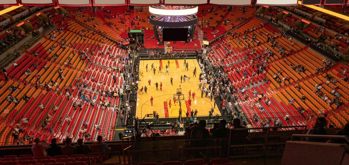 Kaseya Center - Section 416 Seat View