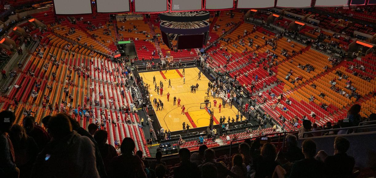 Kaseya Center - Section 417 Seat View