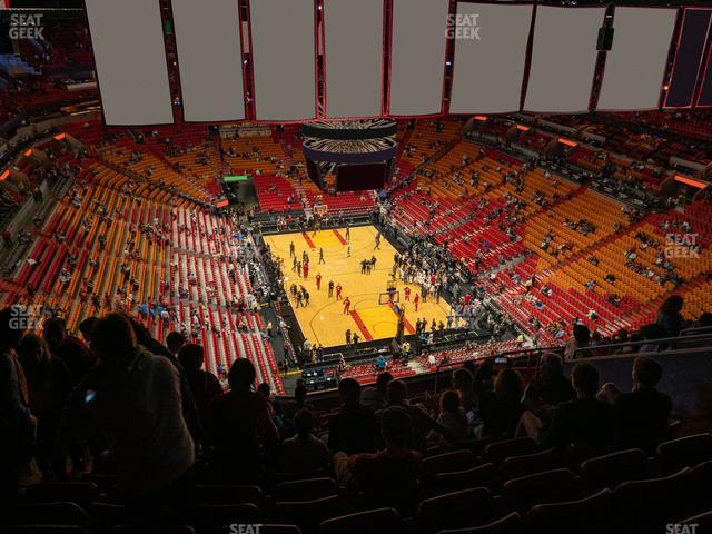 Kaseya Center - Section 417 Seat View