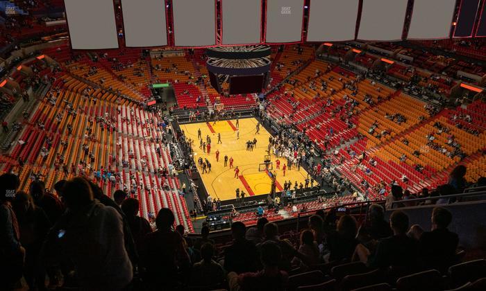 Kaseya Center - Section 417 Seat View