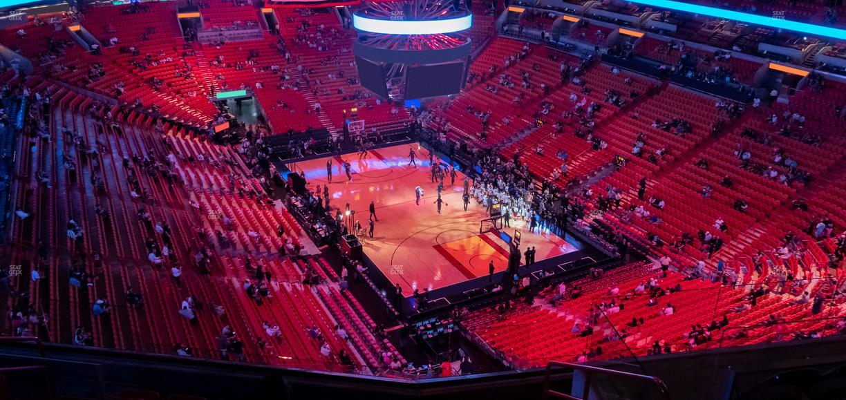 Kaseya Center - Section 418 Seat View