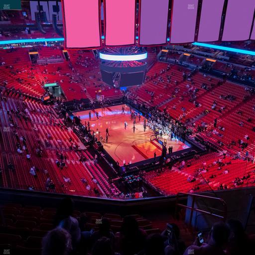 Kaseya Center - Section 418 Seat View