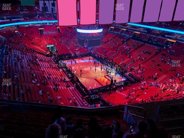 Kaseya Center - Section 418 Seat View