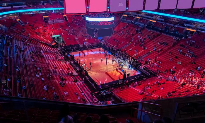 Kaseya Center - Section 418 Seat View