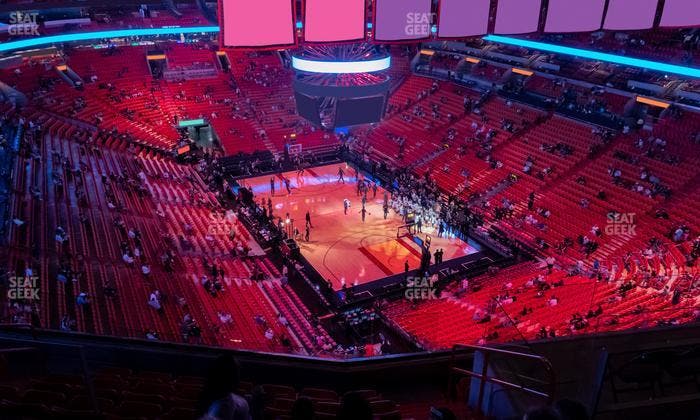 Kaseya Center - Section 418 Seat View