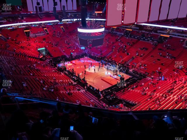 Kaseya Center - Section 419 Seat View