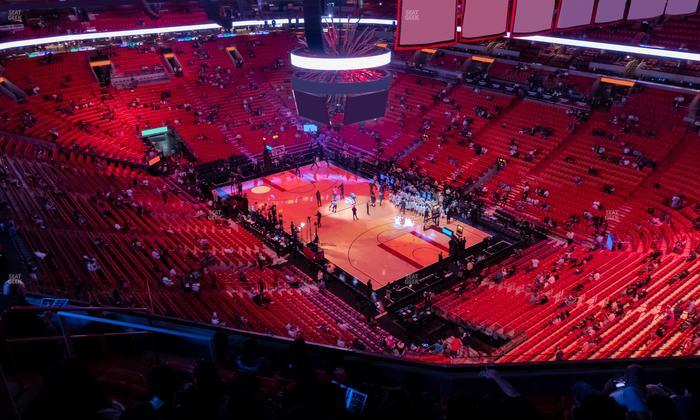 Kaseya Center - Section 419 Seat View