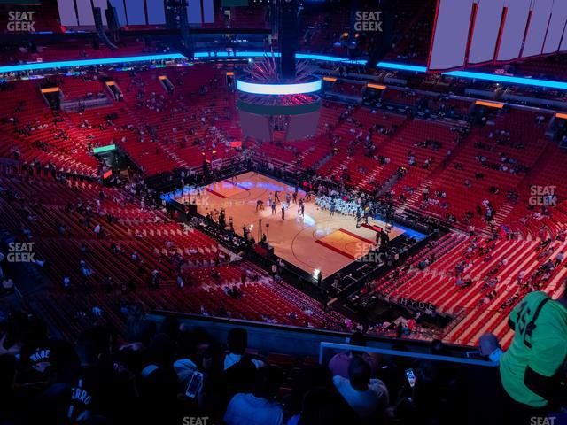 Kaseya Center - Section 420 Seat View