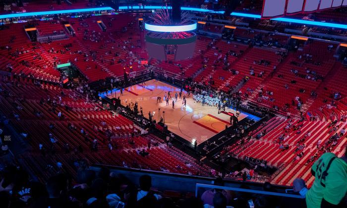 Kaseya Center - Section 420 Seat View