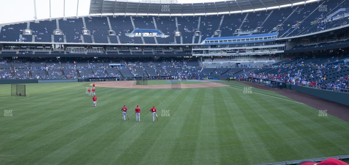 Kauffman Stadium - Section 104 Seat View